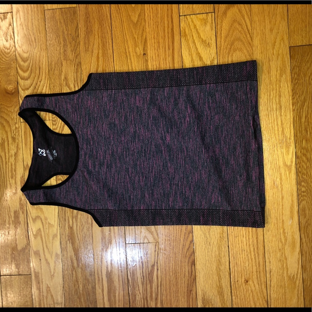 Pink and gray workout shirt